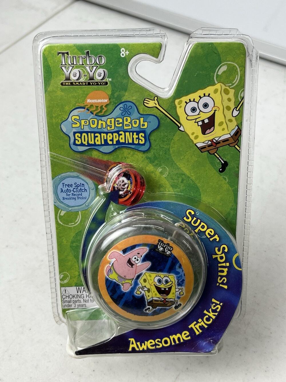 Nickelodeon Sponge Bob Squarepants Turbo Yo-Yo Superspins 2003 New Toy